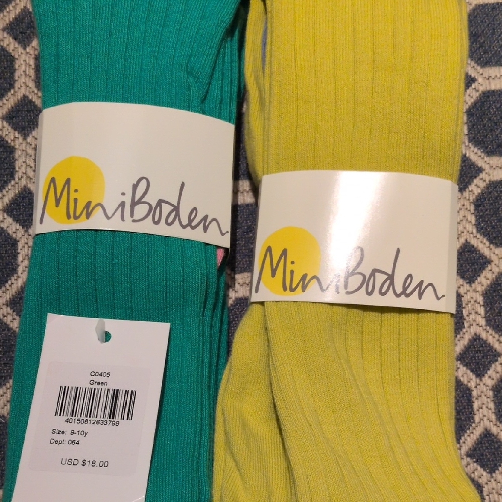 Mini Boden Girls Tights , Brand New - 9/10